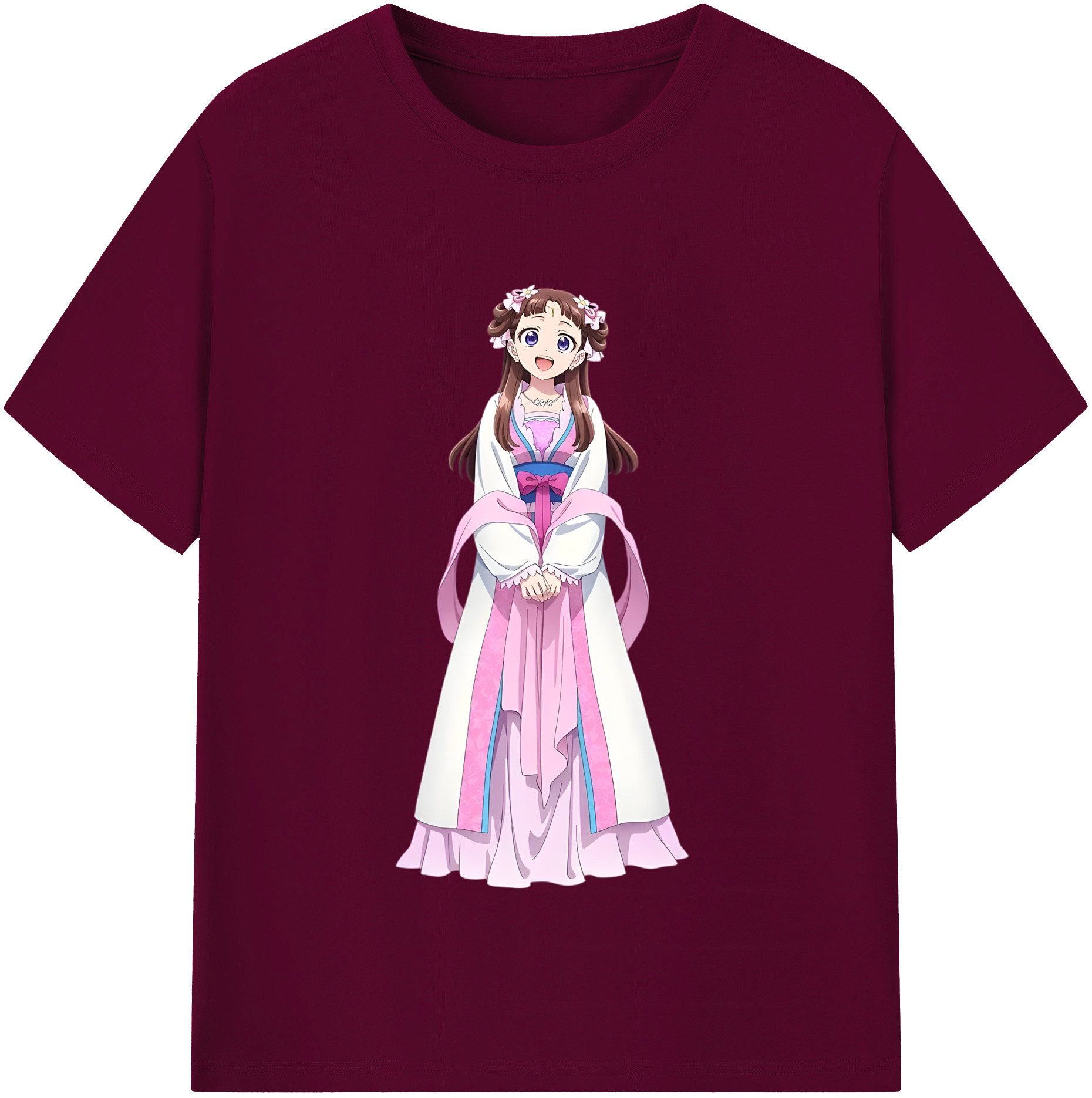 （画像用） 薬屋のひとりごと The Apothecary Diaries レディースカジュアルプリントTシャツ（綿100％）